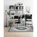 KAVKA DESIGNS Adana Straight Rectangular Chair Mat, Terracotta in Gray | 0.08 H x 144 W x 108 D in | Wayfair MWOMT-17300-9X12-MGT2493