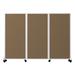 Versare Fabric 3 Panel Freestanding Room Divider | 70 H x 100 W x 18 D in | Wayfair 2812328