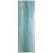 Blue 30 x 0.08 in Area Rug - Rosecliff Heights Hageman Ombre Light/Indoor/Outdoor Area Rug Polyester | 30 W x 0.08 D in | Wayfair