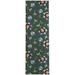 Blue/Brown/Green Area Rug - Red Barrel Studio® HARRIET FLORAL Outdoor Rug By Becky Bailey Polyester in Blue/Brown/Green | Wayfair