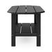 Red Barrel Studio® Ippolito Outdoor Oval Side Table Plastic in Black | 18 H x 19 W x 25 D in | Wayfair 2C9AC037DE4A41B9B1E8894F7A836875