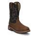 Justin Original Workboots Resistor 11" WP Comp Toe Work Boot - Mens 9 Tan Boot D