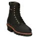 Chippewa Boot Tinsley 8" Waterproof Steel Toe Logger - Womens 8 Black Boot W