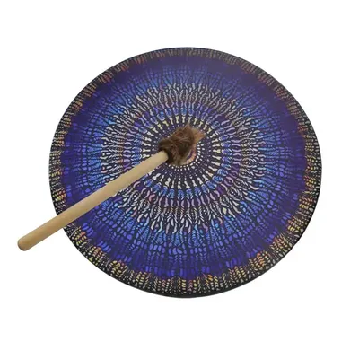 Tambour de lune alchimique avec anciers de tambour basse profonde faite à la main chaman