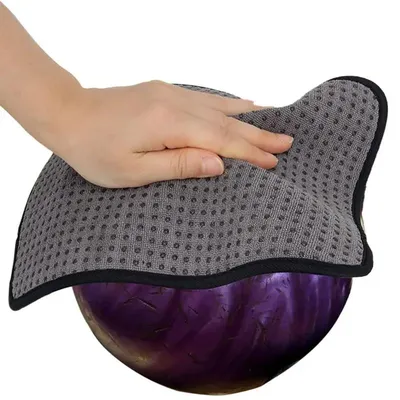 Serviette de bowling en microcarence tampon shammy avec points faciles à saisir serviette de