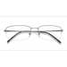 Unisex s rectangle Gunmetal Titanium Prescription eyeglasses - Eyebuydirect s Kanick