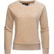 Sweater RAGWEAR "Johanka Velvet" Gr. XXL (44), beige (sand) Damen Sweatshirts Stylischer Pullover in Cord-Optik