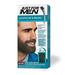 Just For Men Mustache & Beard Beard Dye for Men with Brush Included for Easy Application With Biotin Aloe and Coconut Oil for Healthy Facial Hair - Deep Dark Brown M-46 Pack of 1