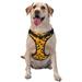 XMXY No Pull Dog Harness Wicked Mouth Adjustable Reflective Pet Harness with Oxford Vest Small Size