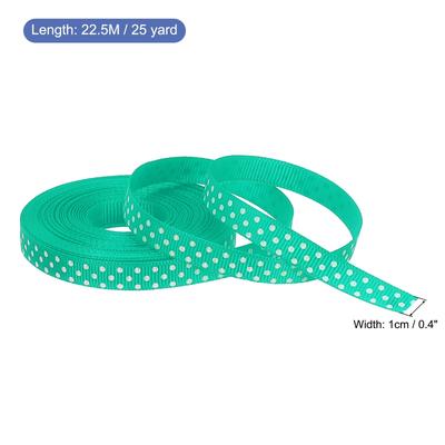 Grosgrain Ribbons with White Dots Ribbon Bow Decoration