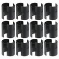 NUOLUX 30 Pairs Wire Shelf Clips Shelving Sleeves Shelf Plastic Lock Clips for Fixing