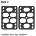 1 pair Black 7 Styles Bracket Increase 3--12mm Accesssories PU/CX7 Bridge Pad Risers Pads Surfboard Bridge Skateboard Longboard Parts 3