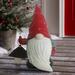 Umitay Welcome Home Gnome Sculpture With Solar Powered Christmas Gnome Ornaments