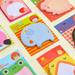 8Pcs Memo Pads Cartoon Animal Note Pads Tearable Memo Stickers Small Memo Sticky Pads Sticky Tabs