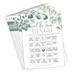 Eucalyptus Floral Find the Guest Bingo Game For Bridal Shower Baby Shower and Bachelorette Parties 50 Game Cards Included