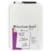 Charles Leonard 8.5 X 11 in. Plastic Framed Dry-Erase Board White (Pack of 4)