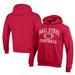 Men's Champion Cardinal Ball State Cardinals Football Eco Powerblend Pullover Hoodie