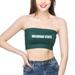 Women's ZooZatz Green Michigan State Spartans Bandeau Tube Top