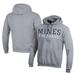 Men's Champion Gray Colorado School of Mines Orediggers Football Eco Powerblend Pullover Hoodie