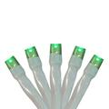 Northlight 20ct Wide Angle LED Battery Operated Mini String Lights Green - 6.25 White Wire