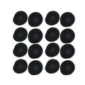 FRCOLOR 15 Pairs of Replacement Headset Earphone Ear Pads Covers (Black)