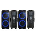 2 MR DJ PBX6500S Professional Dual 15â€� 3-Way Full-Range Non-Power/Passive DJ PA Multipurpose Live Sound Loudspeaker