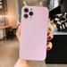 Silicone Case for iPhone 14 Pro Max 6.7 inch Slim Liquid Silicone Case Shockproof Full Body Protection Phone Case with Anti-Scratch Microfiber Ultra Slim Soft Bumper Cover - Light Purple