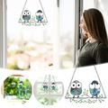 Holiday Savings! WJSXC Owl Pendant Owl Color Pendant Garden DecorationOutdoor Balcony Pendant Multicolor