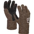 ORTOVOX Herren Handschuhe CLASSIC WOOL GLOVE LEATHER, Größe XS in Schwarz