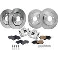 2008-2011 Dodge Grand Caravan Front and Rear Brake Pad Rotor and Caliper Set - Detroit Axle