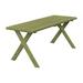 Loon Peak® Rosendale Rectangular 4 - Person Outdoor Table Wood in Brown | 55 W x 27 D in | Wayfair LNPK6193 38757759