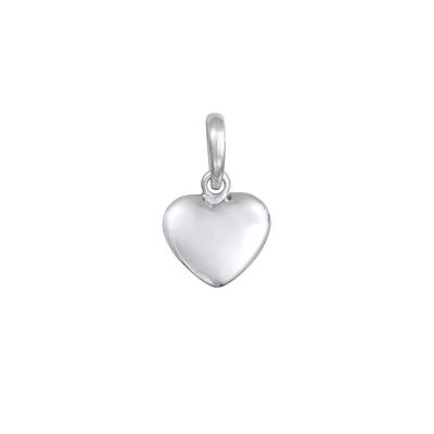 Elli - Herz Anhänger schlicht 925 Silber Charms & Kettenanhänger 1 ct Damen