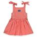 Girls Toddler Garb Orange Florida Gators Teagan Gingham Sleeveless Dress