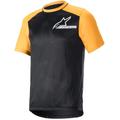 Alpinestars Alps 4 V2 Maillot de vélo à manches courtes, noir-jaune, taille L