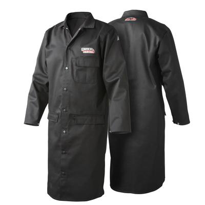 Lincoln Black Flame Retardant Lab Coat