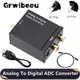 Grwibeou-Convertisseur ADC Analogique-Numérique Coaxial Optique Lien de Charnière RCA Adaptateur