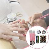 Fnochy Health and Beauty Products Nail Tool Powder Rod Point Drill Pen Set With Tin Foil Nail Decoration