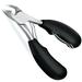 Professional Toenail Clippers for Thick Nails for Seniors - Thick Toenail Clippers for Men - Large Handle for Easy Grip + Sharp Stainless Steel - Best Nail Clipper - horn pliers black