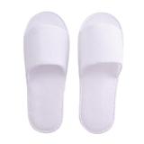 Anglerfish Slipper Hotel Slippers Open Toe Disposable Spa Slippers White Spa Slippers (5 Pair) M9B9