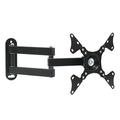 NUOLUX Universal Screen Rack Wall Mount Bracket Rotation TV Support Full Motion TV Mount Black Suitable for 18.37-41.99Inches Screen Black (Extension)