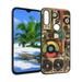 Compatible with Moto E 2020 Phone Case Retro-vinyl-record-beats-7 Case Silicone Protective for Teen Girl Boy Case for Moto E 2020