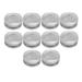 10PCS Round Transparent Beads Rice Beads Storage Box Plastic Jewelry Holder Finishing Box Nail Art Container