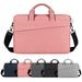 Laptop Bag Waterproof 15.6-Inch Notebook Case Sleeve Shoulder Handbag Briefcase Bag-Pink