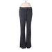 Express Outlet Casual Pants - High Rise Boot Cut Boot Cut: Black Bottoms - Women's Size 8