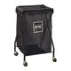 ROYAL BASKET TRUCKS G06-KKX-XMA-3ONN X-Frame Cart,6.7 cu. ft.,Black,Mesh