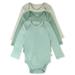 Honest Baby Clothing Baby Boy or Girl Gender Neutral Organic Cotton Long Sleeve Bodysuits 3 Pack (Preemie-24 Months)