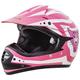 Zorax Pink/White L (53-54cm) Kids Children Motocross Motorbike Helmet MX ATV Dirt Bike Helmet ECE 22-06