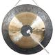 ZHIRCEKE Tam Tam Gong Wood Chau Gong with wooden stand and Traditional Chinese Chau Gong Drummer Feng Shui gongs.,18CM