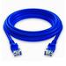 5 Core Cat 6 Ethernet Cable 6ft 10Gbps Network Patch Cord High Speed LAN Cable ET 6FT BLU, Copper in Blue | 9 H x 1 W x 7 D in | Wayfair