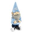 Evergreen Enterprises, Inc University Of North Carolina Gnome Garden Statue Resin/Plastic in Black/Blue | 11.25 H x 4.75 W x 4 D in | Wayfair